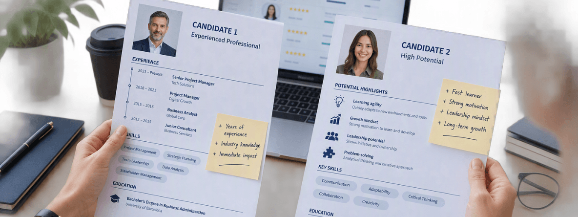 Hiring for potential vs. experience: which matters more?
